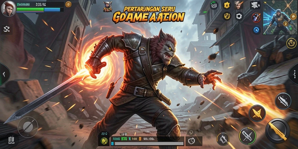 Tampilan gameplay seru dari 33L dengan aksi mendebarkan.