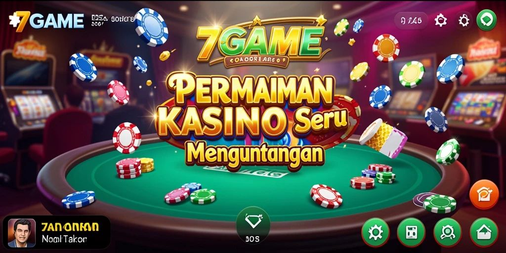 Tampilan gameplay 7GAME yang menarik dengan berbagai pilihan permainan Kasino.