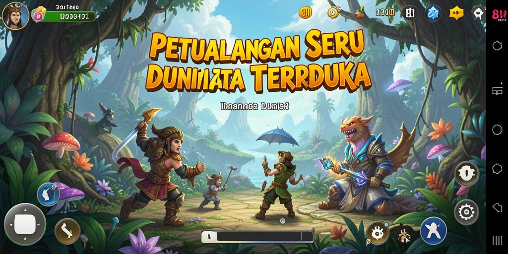 Tangkapan layar dari gameplay <strong>8II</strong> menunjukkan aksi petualangan yang mendebarkan.
