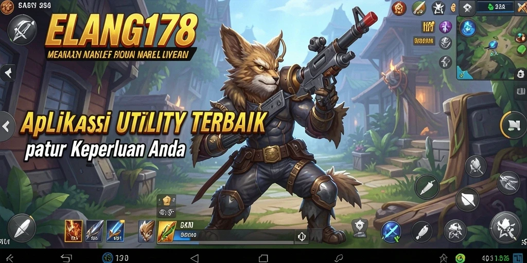 Tampilan antarmuka aplikasi ELANG178 yang sederhana dan fungsional.