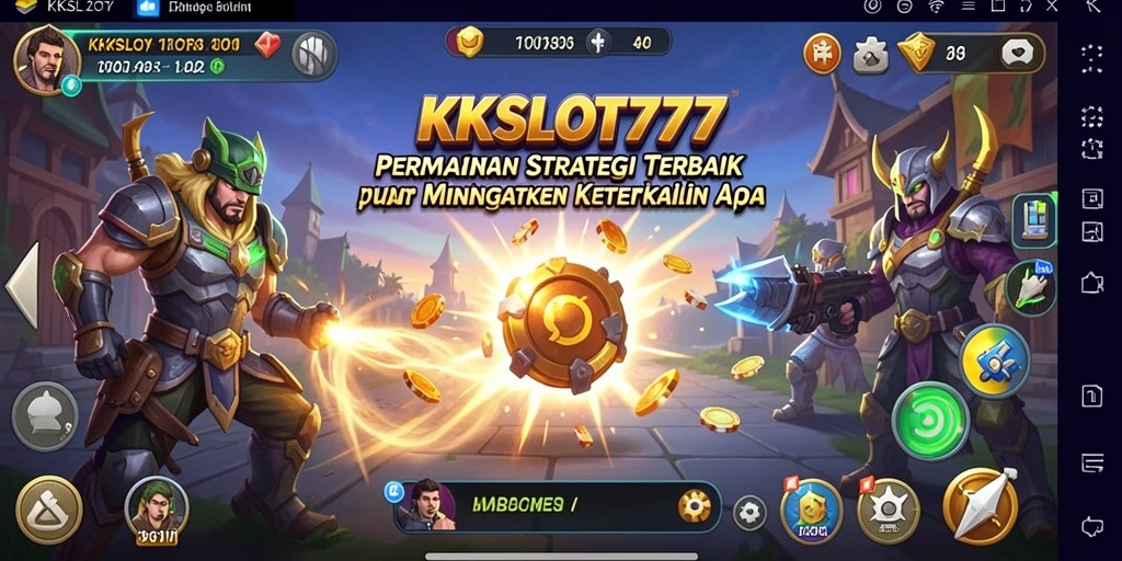 Tampilan gameplay KKSLOT777 yang strategis dan menantang.