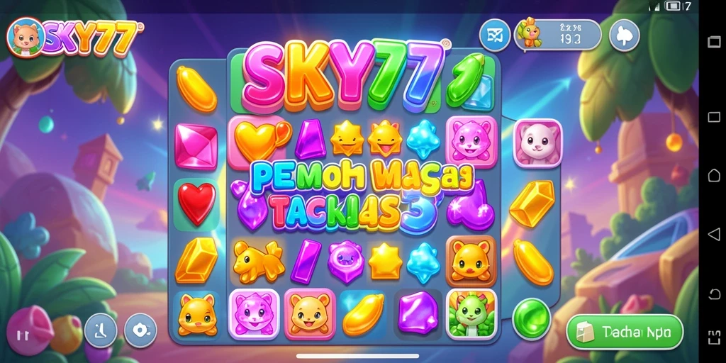 Gameplay seru dan menantang di SKY77 Match-3.