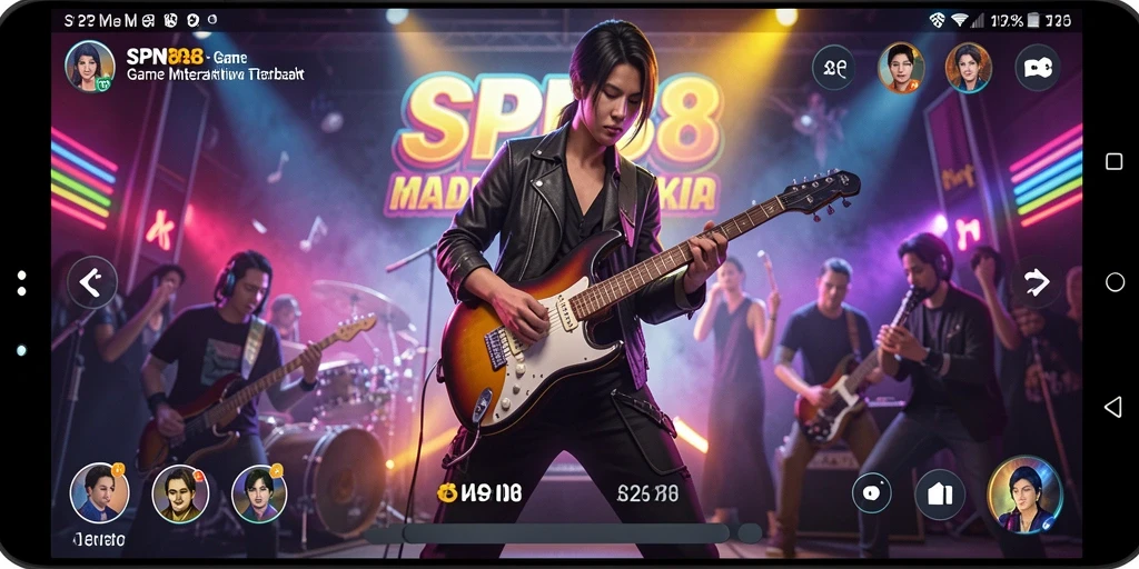 Tampilan gameplay SPN88 dengan grafis yang menarik dan musik yang mengasyikkan.