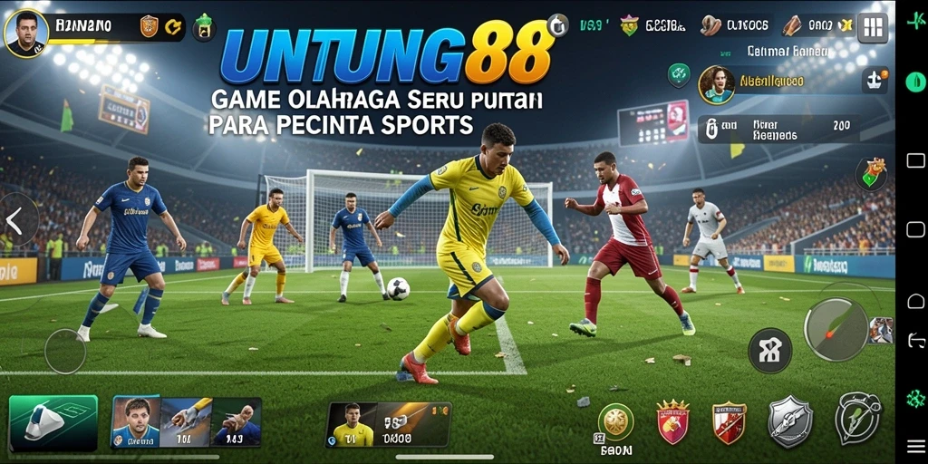 Screenshot gameplay UNTUNG88 yang menampilkan aksi olahraga yang mendebarkan.
