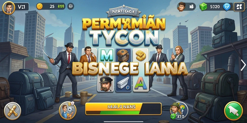 Screenshot menunjukkan gameplay Tycoon yang menarik dan interaktif.