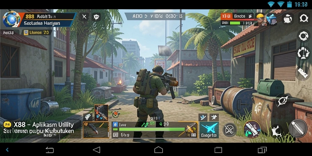 Tampilan antarmuka X88 yang modern dan mudah digunakan.